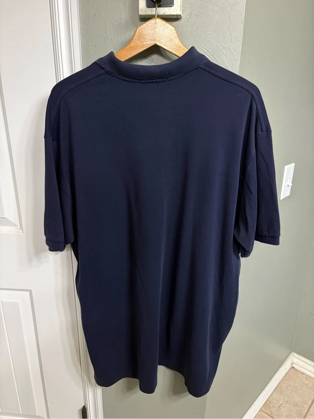 Ralph Lauren Navy Short-Sleeve Polo with Red Pony